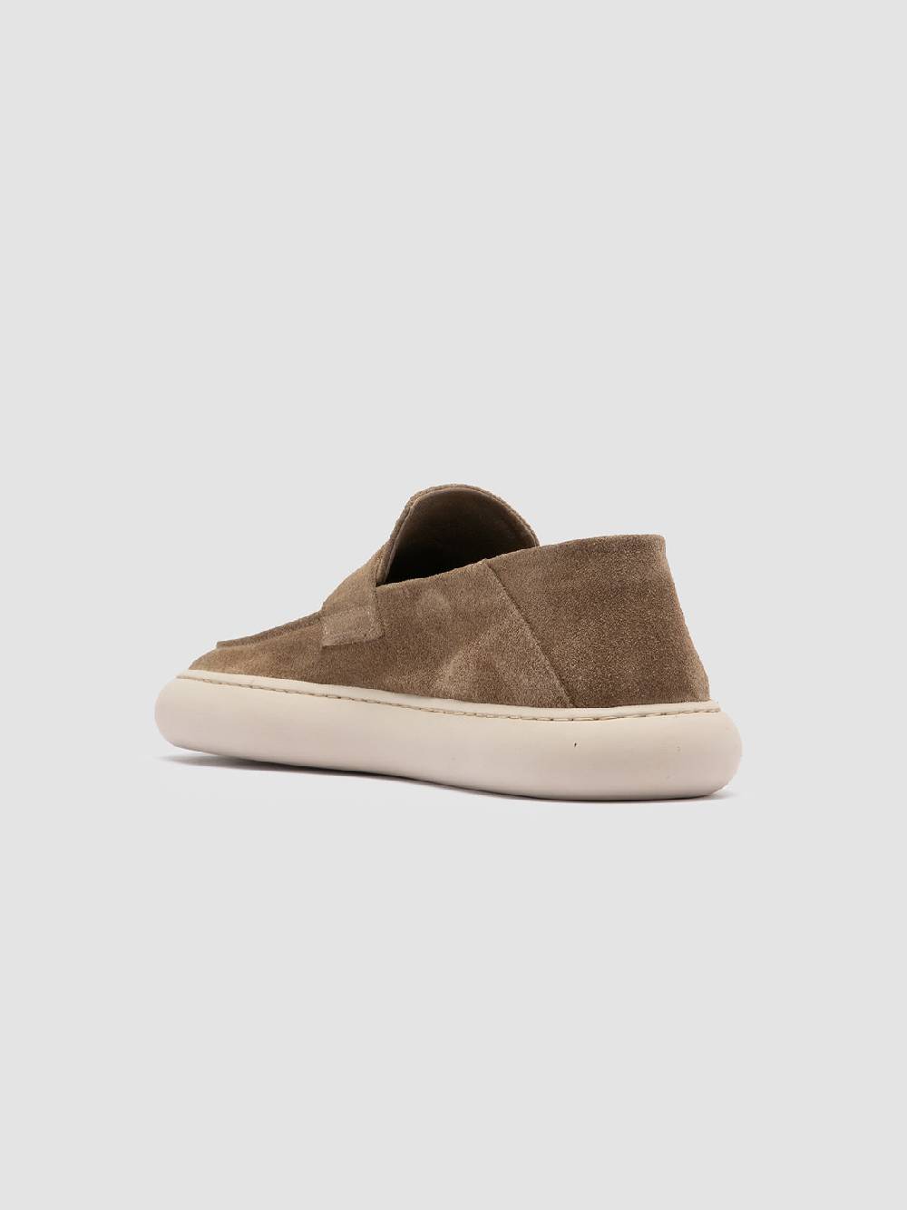 Officine Creative DINGHY 101 Sneakers Basse in Pelle Scamosciata Tortora Shopping Online