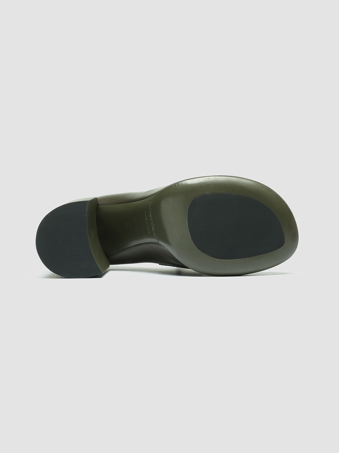 Officine Creative ESTHER 018 Mocassini Penny in Pelle Verde Sottocosto