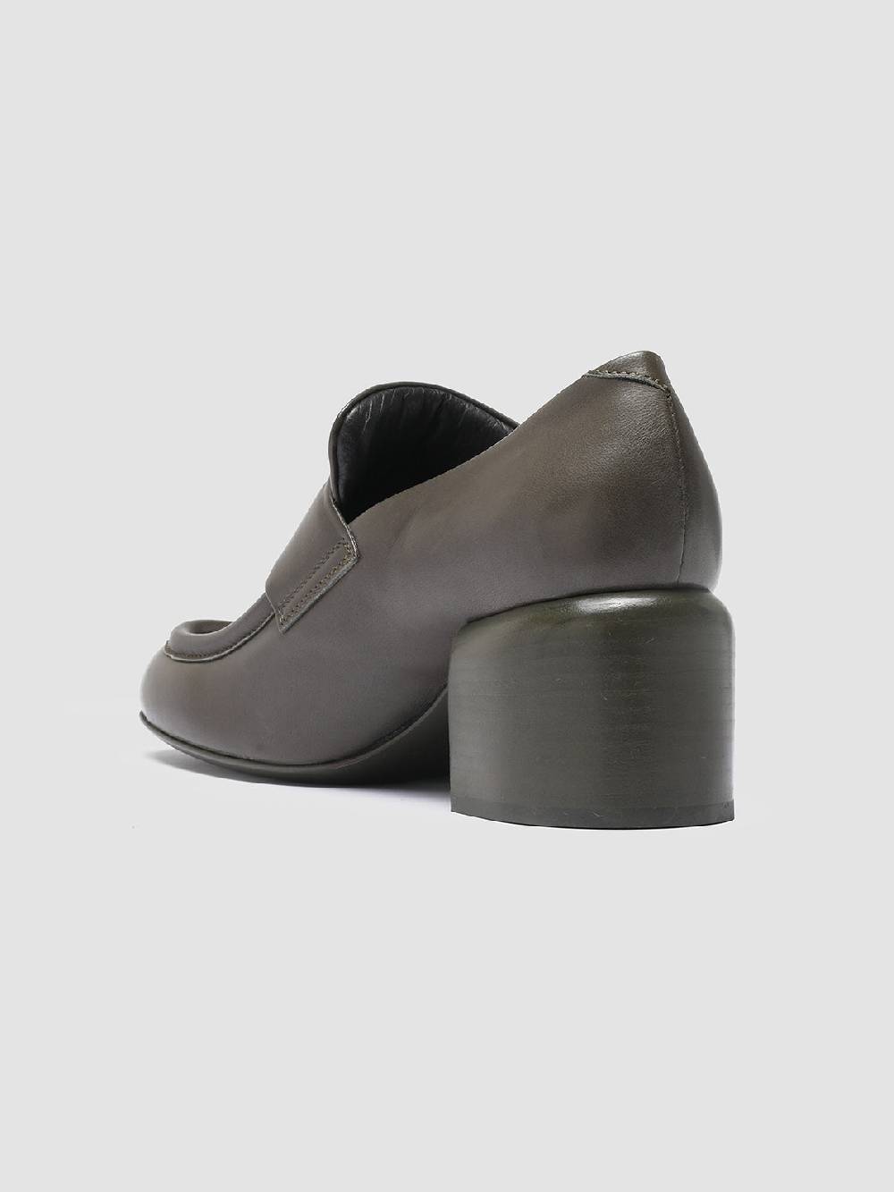 Officine Creative ETHEL 001 Mocassini Penny in Pelle Verde Offerta speciale