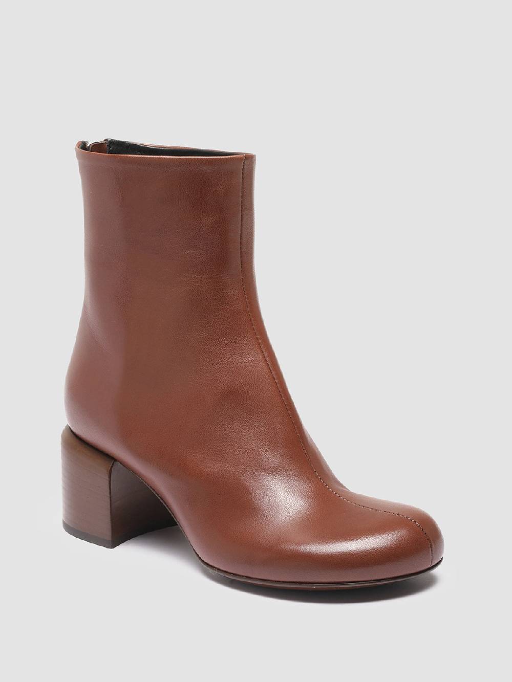 Officine Creative ETHEL 004 Stivaletti in Nappa Marrone Sconto