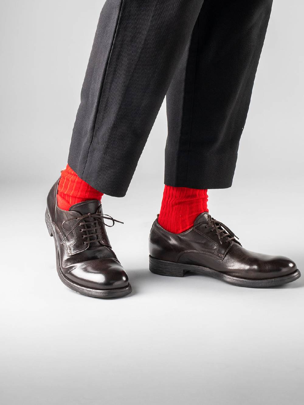 Officine Creative CHRONICLE 001 Derby in Pelle Nera Offerta natalizia
