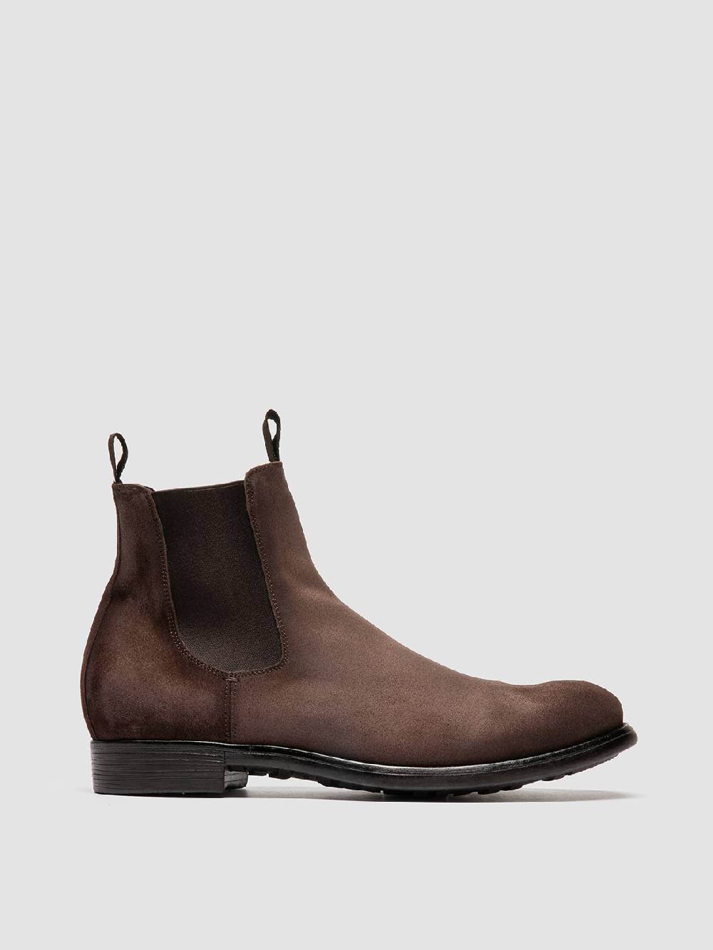Officine Creative CHRONICLE 002 Stivaletti Chelsea in Camoscio Tortora