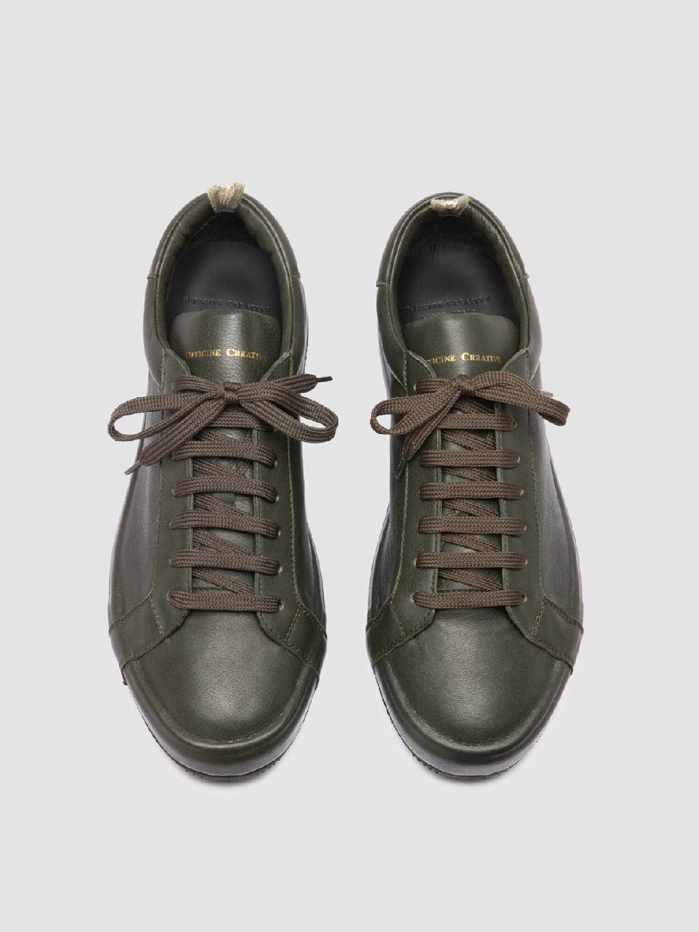 Officine Creative CORE 001 Sneakers in Pelle Verde Moda