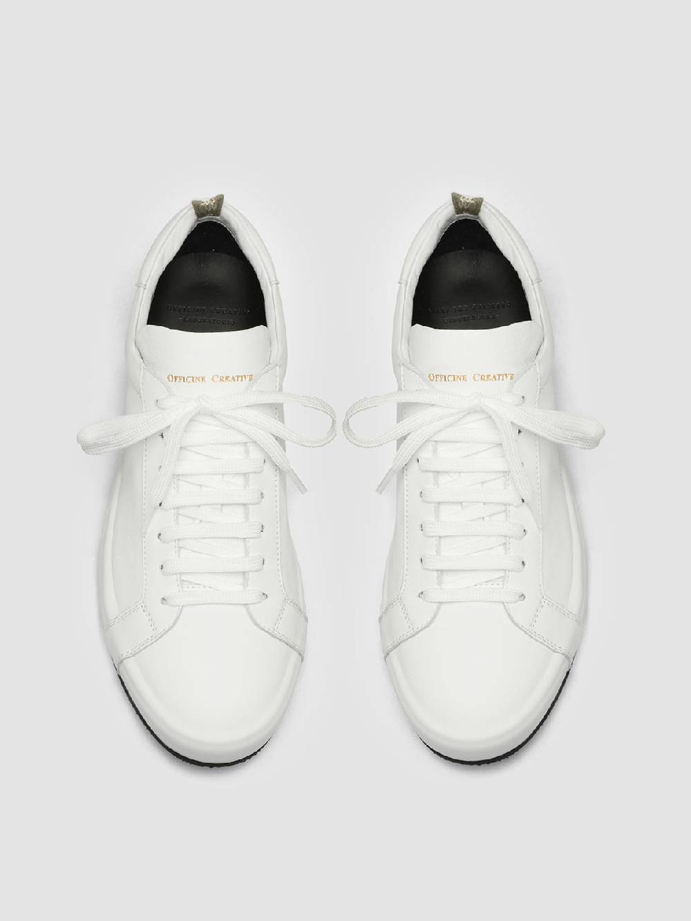 Officine Creative CORE 001 Sneakers in Pelle Bianca In Linea
