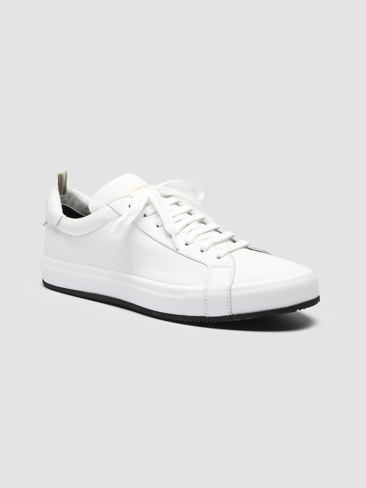 Officine Creative CORE 001 Sneakers in Pelle Bianca In Linea
