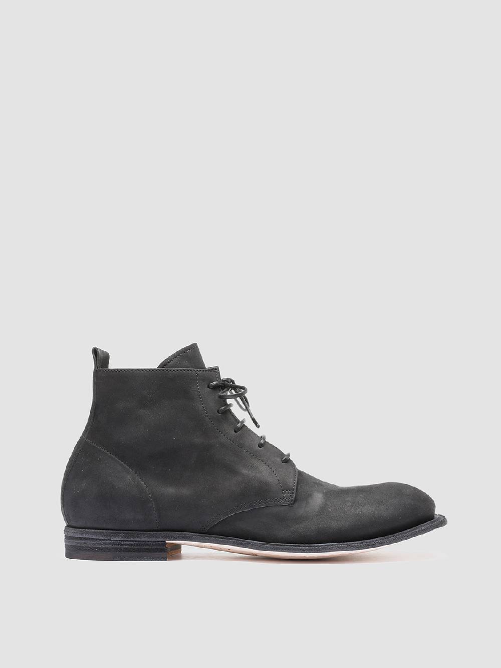 Officine Creative DURGA 002 Stivaletti in Pelle Scamosciata Nera