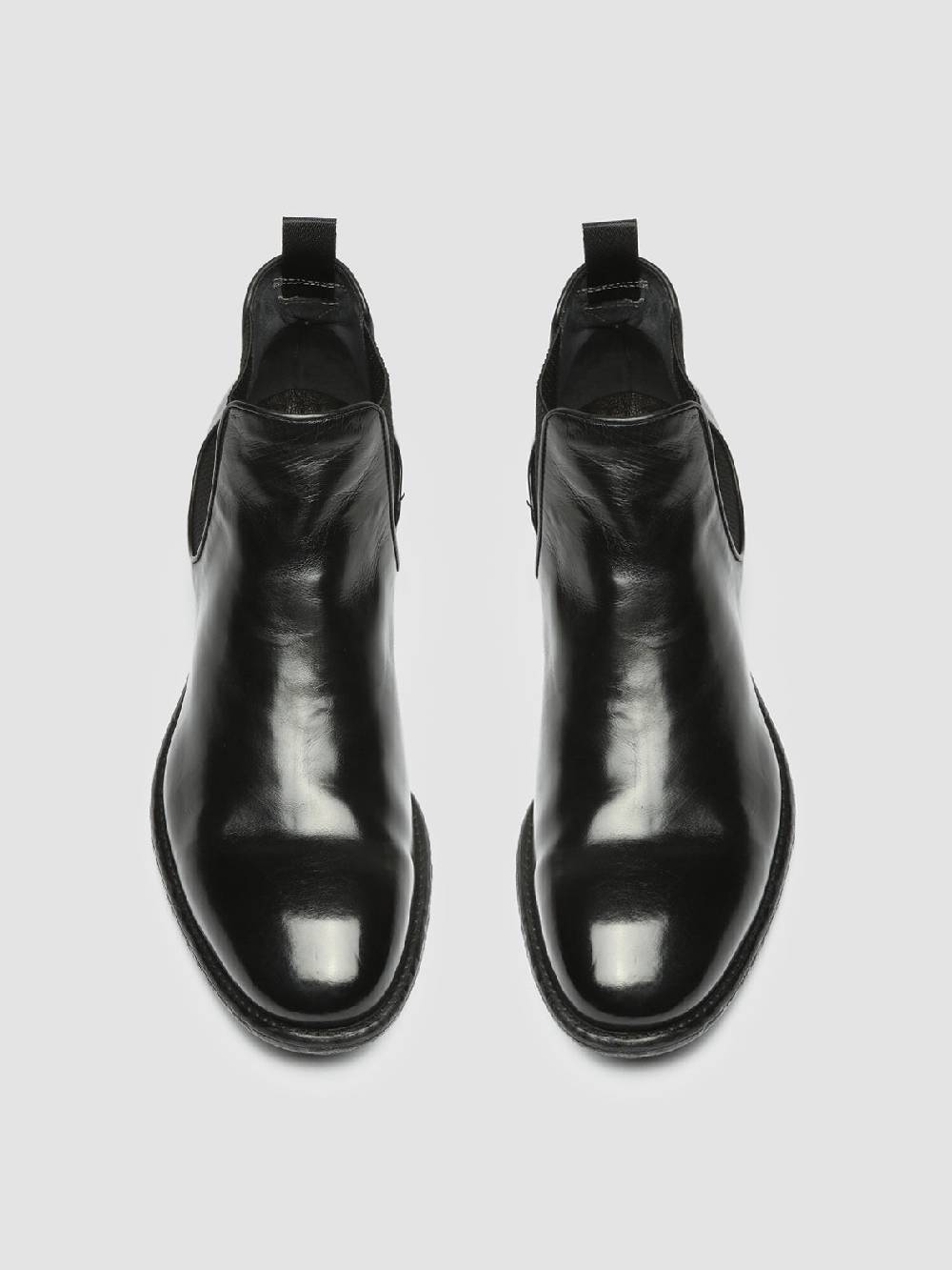 Officine Creative EMORY 012 Stivaletti Chelsea in Pelle Nera Vendita