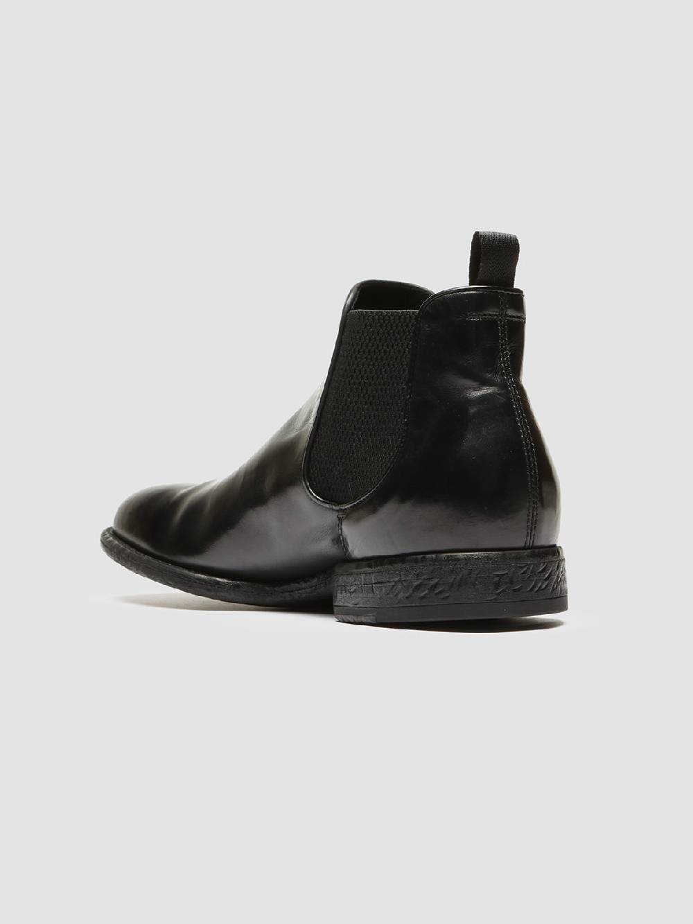 Officine Creative EMORY 012 Stivaletti Chelsea in Pelle Nera Vendita