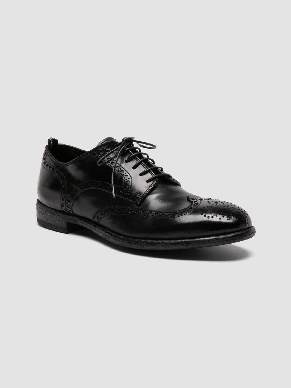 Officine Creative EMORY 015 Scarpe Derby in Pelle Nera Promozione