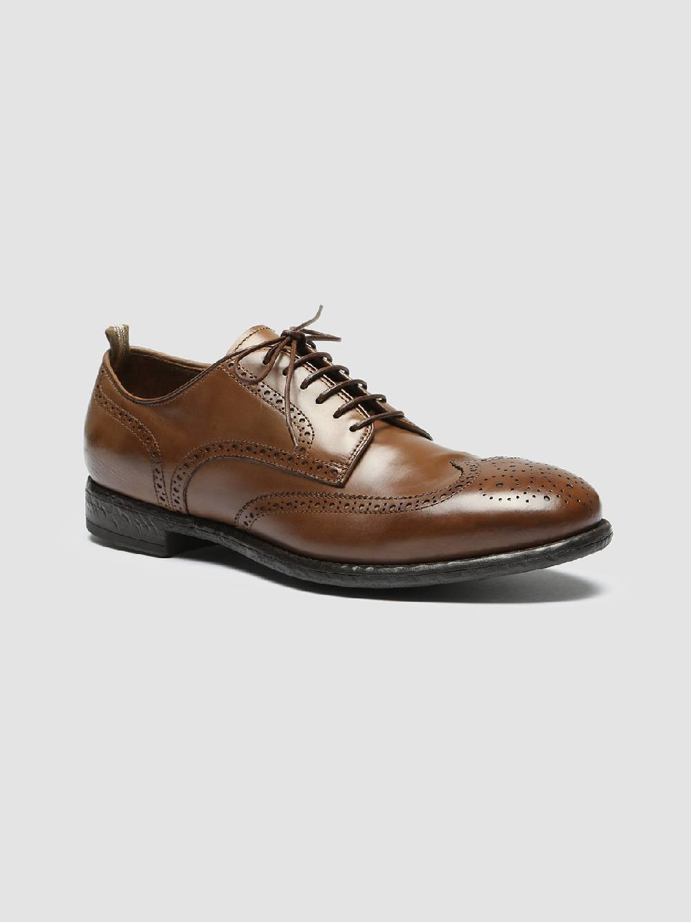 Officine Creative EMORY 015 Derby in Pelle Marrone Spedizione Gratuita