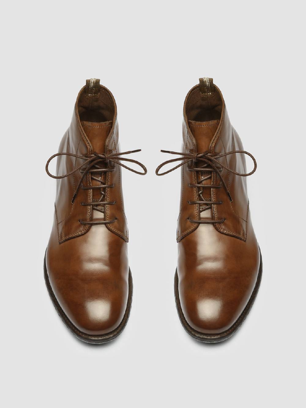Officine Creative EMORY 023 Stivaletti in Pelle Marrone Negozi Online