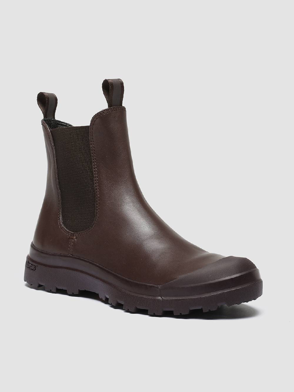Officine Creative PALLET 107 Stivaletti Chelsea in Pelle Bordeaux Shopping Online