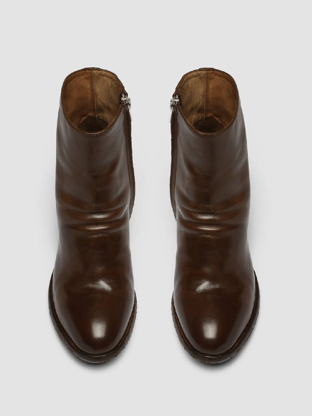Officine Creative SHERRY 003 Stivaletti in Pelle Marrone Offerta