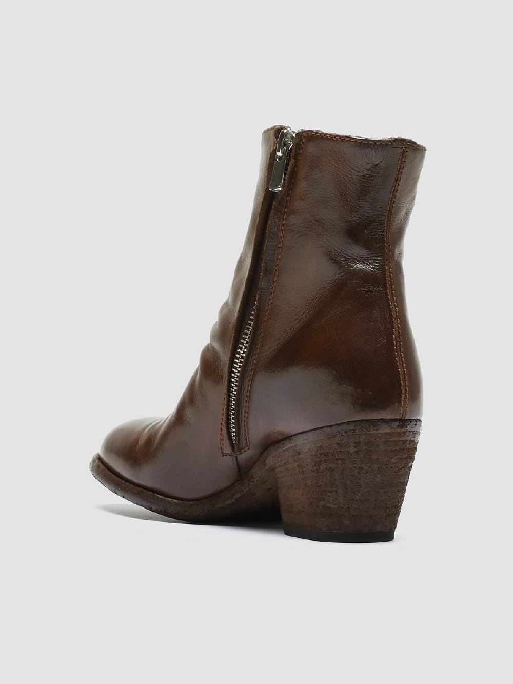 Officine Creative SHERRY 003 Stivaletti in Pelle Marrone Offerta