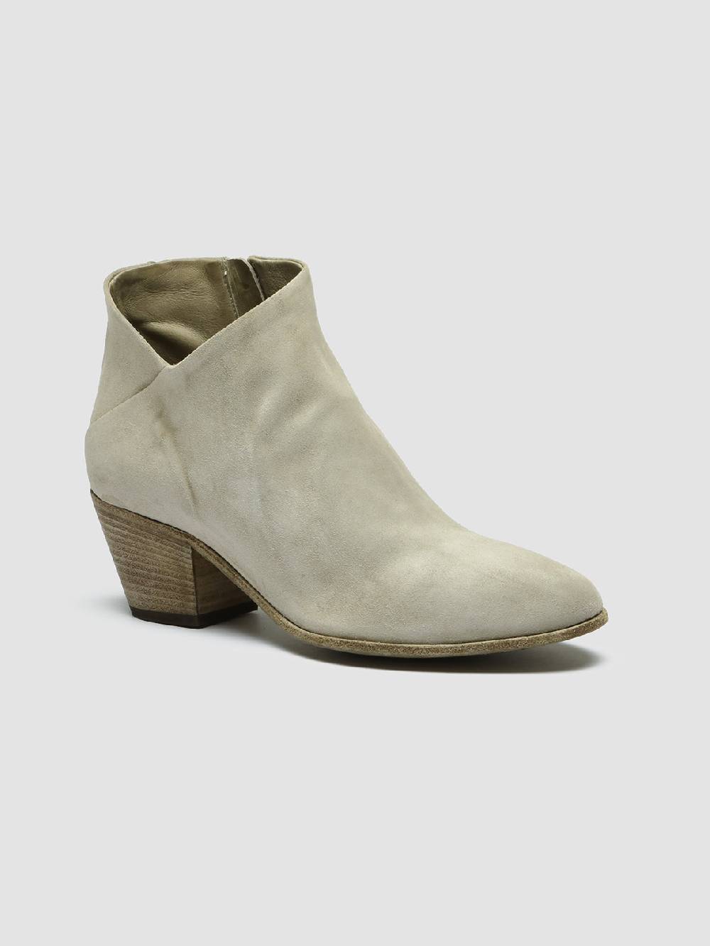 Officine Creative SHIRLEE 002 Stivaletti in Pelle Scamosciata Verde Outlet
