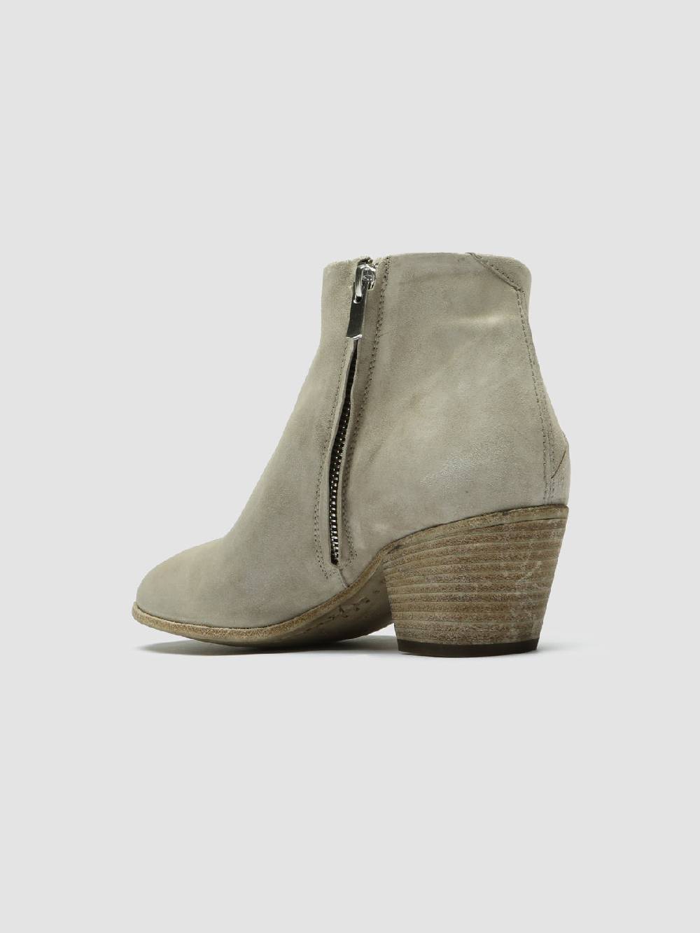 Officine Creative SHIRLEE 002 Stivaletti in Pelle Scamosciata Verde Outlet