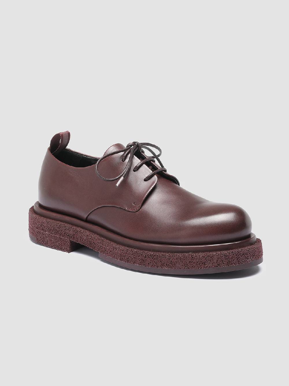 Officine Creative TONAL 100 Derby in Pelle Bordeaux Offerte