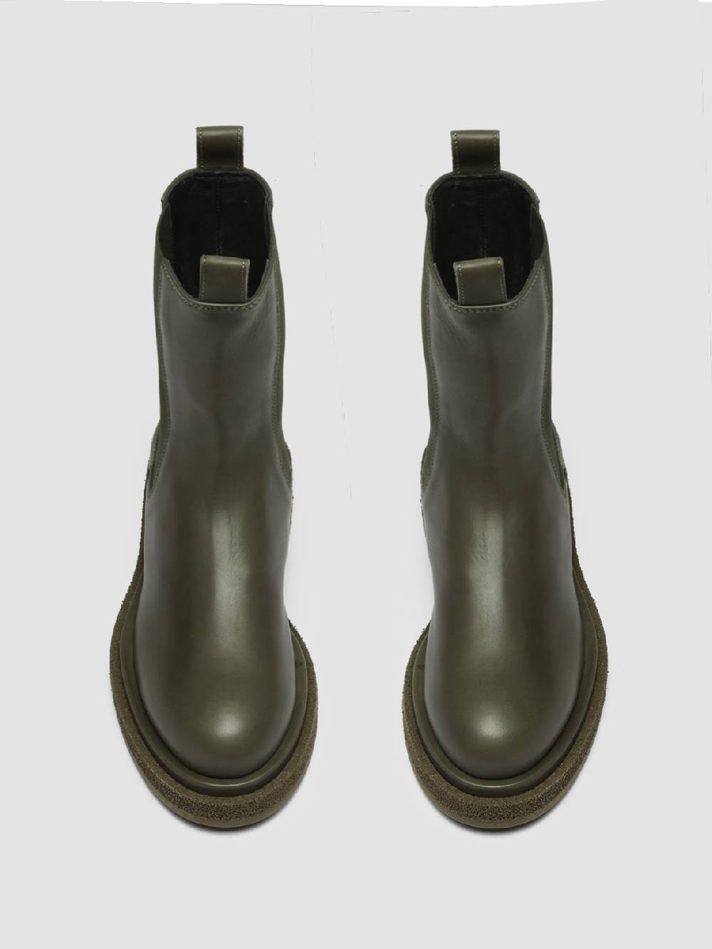 Officine Creative TONAL 105 Stivaletti Chelsea in Pelle Verde Vendita Calda