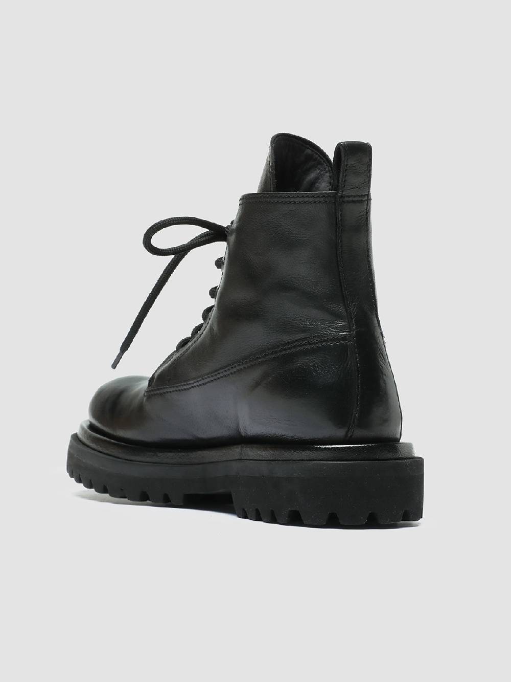Officine Creative WISAL DD 105 Stivali stringati in Pelle Nera I Più Venduti
