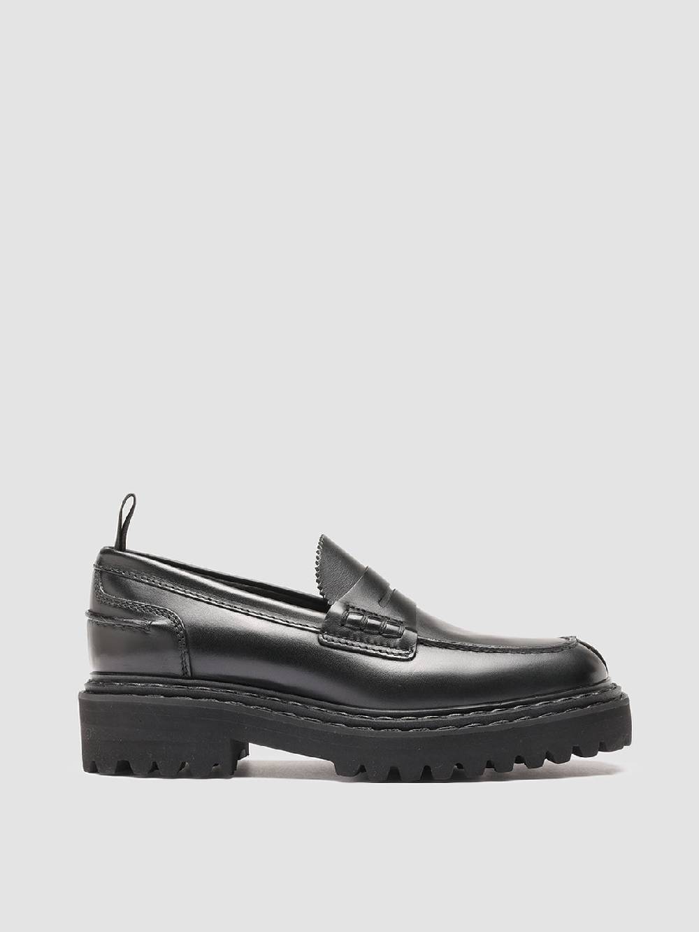 Officine Creative PROVENCE 023 Mocassini in Pelle Nera