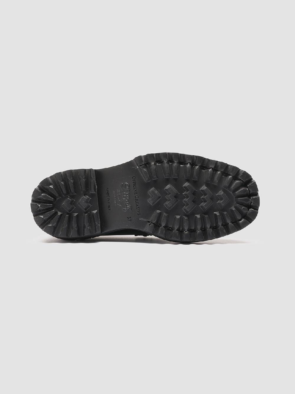 Officine Creative PROVENCE 023 Mocassini in Pelle Nera Vendite Flash