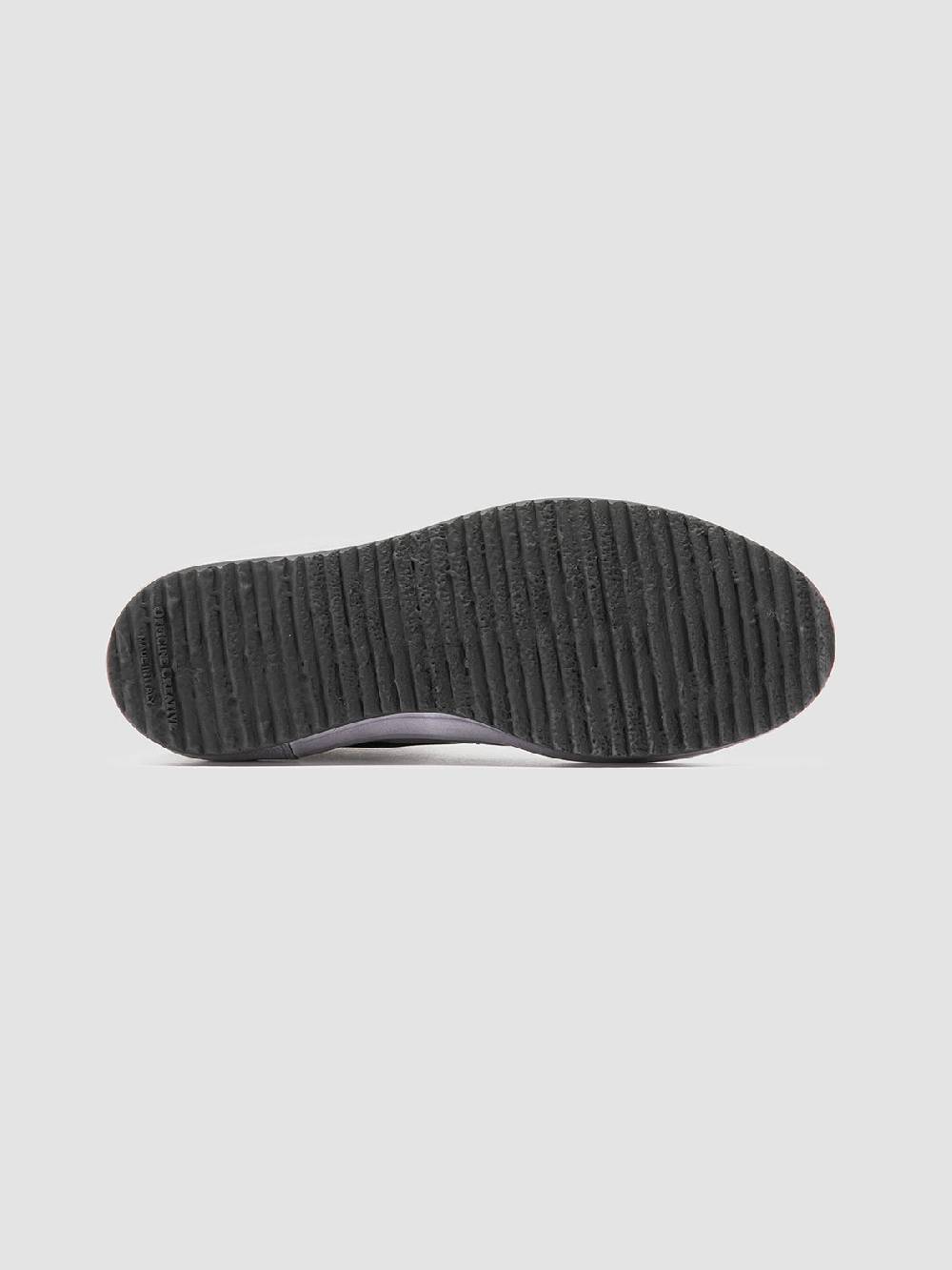Officine Creative MES 109 Sneaker Alte in Pelle Nera In Saldo