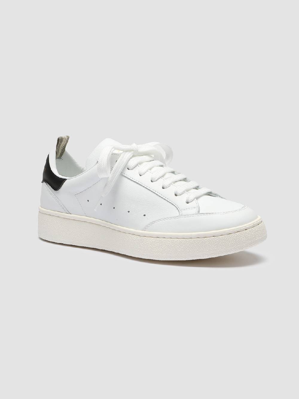 Officine Creative MOWER 109 Sneakers in Pelle Bianca Moda