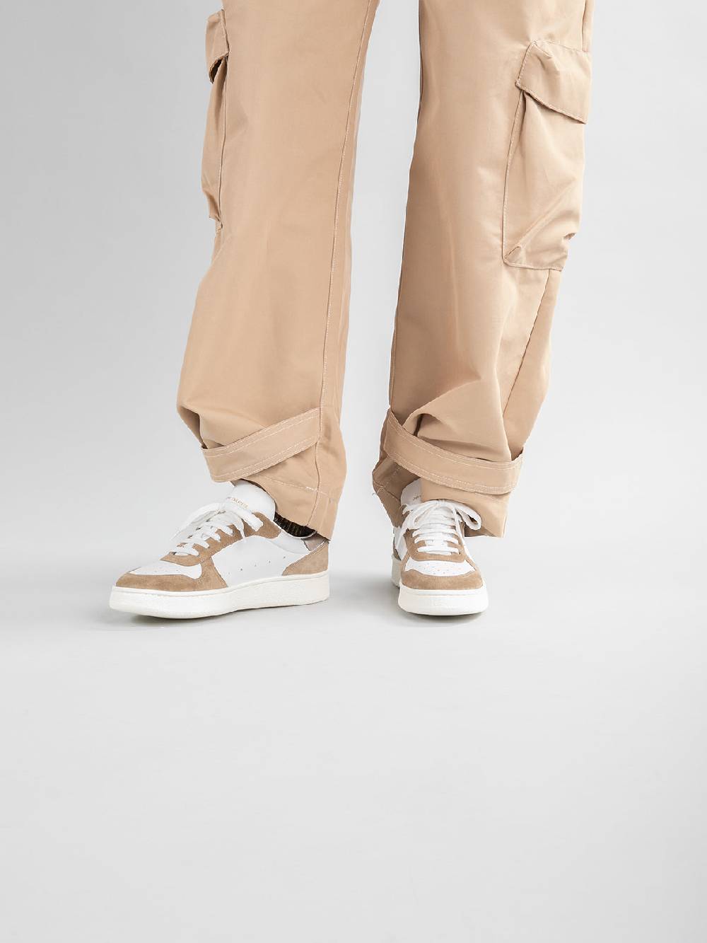 Officine Creative MOWER 110 Sneakers in Pelle Bianca In Linea