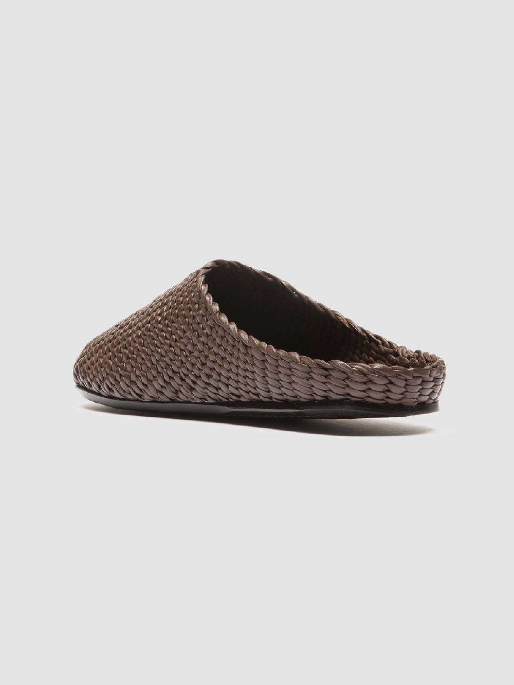 Officine Creative POLLY 001 Sabot in Pelle Marrone Qualità