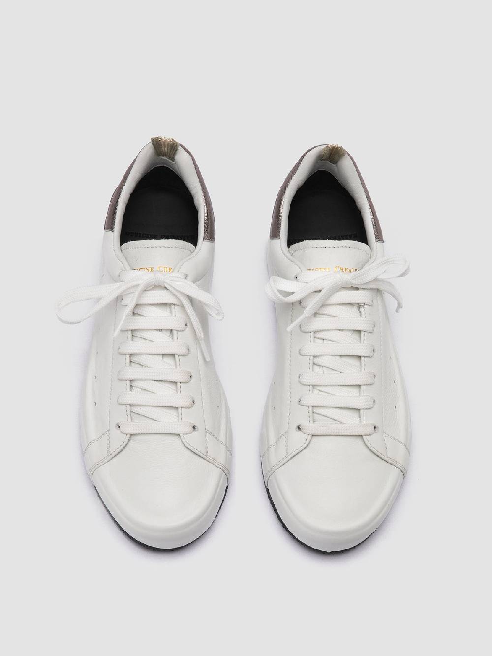 Officine Creative PRIMARY 101 Sneakers in Pelle Bianca Soddisfazione Garantita