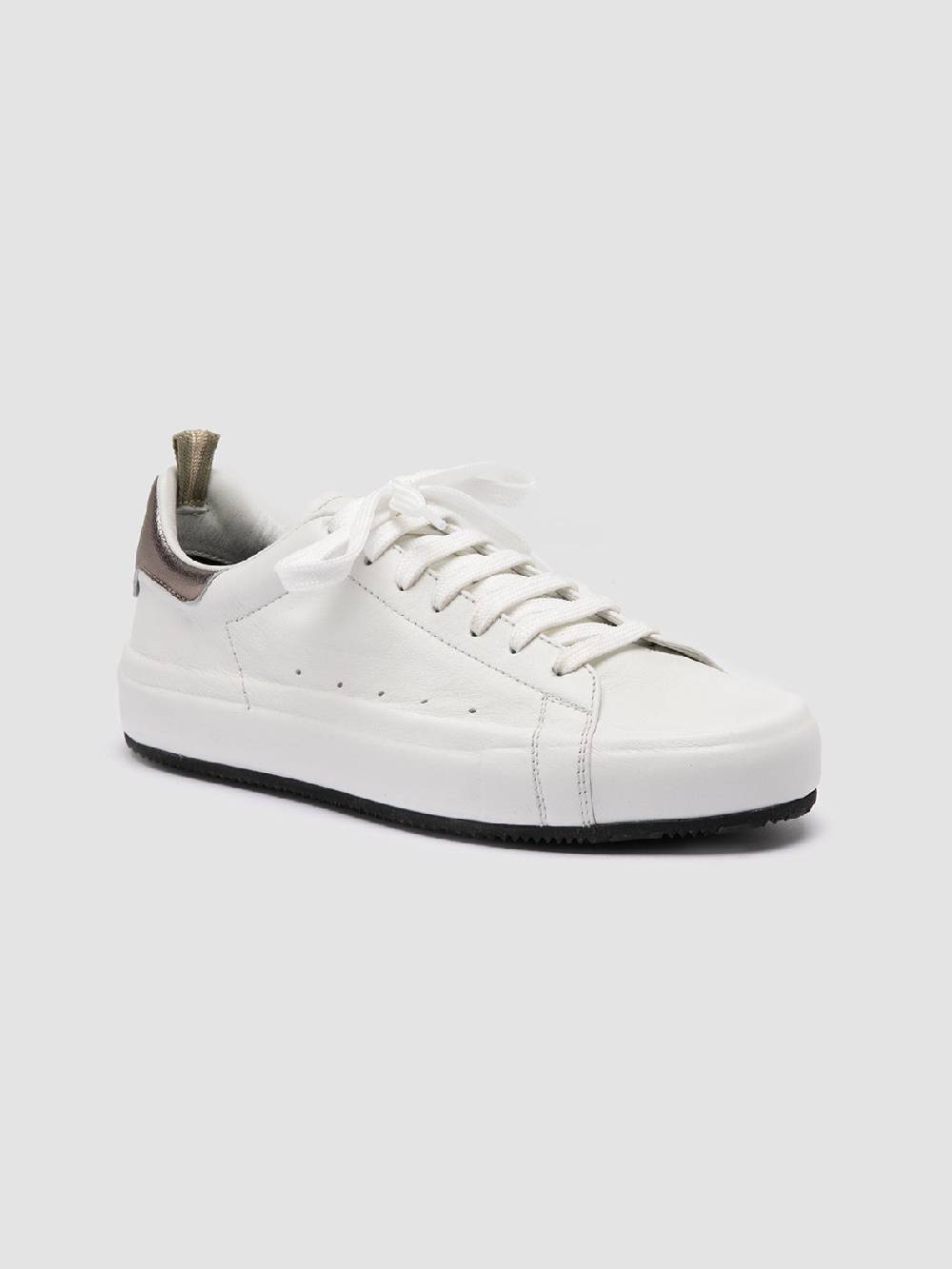 Officine Creative PRIMARY 101 Sneakers in Pelle Bianca Soddisfazione Garantita