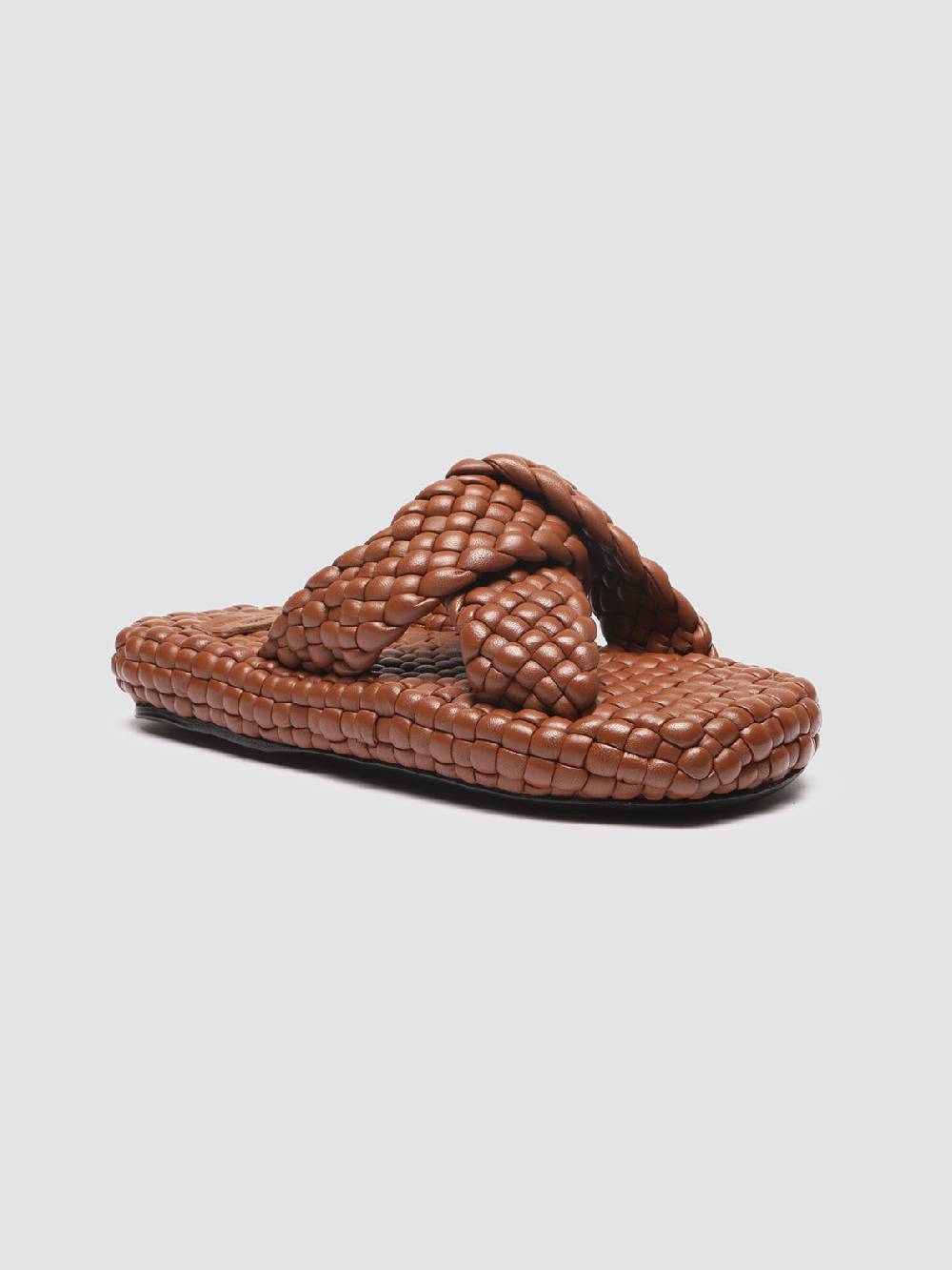 Officine Creative WILLOW 001 Sandali in Pelle Marrone Negozi Online