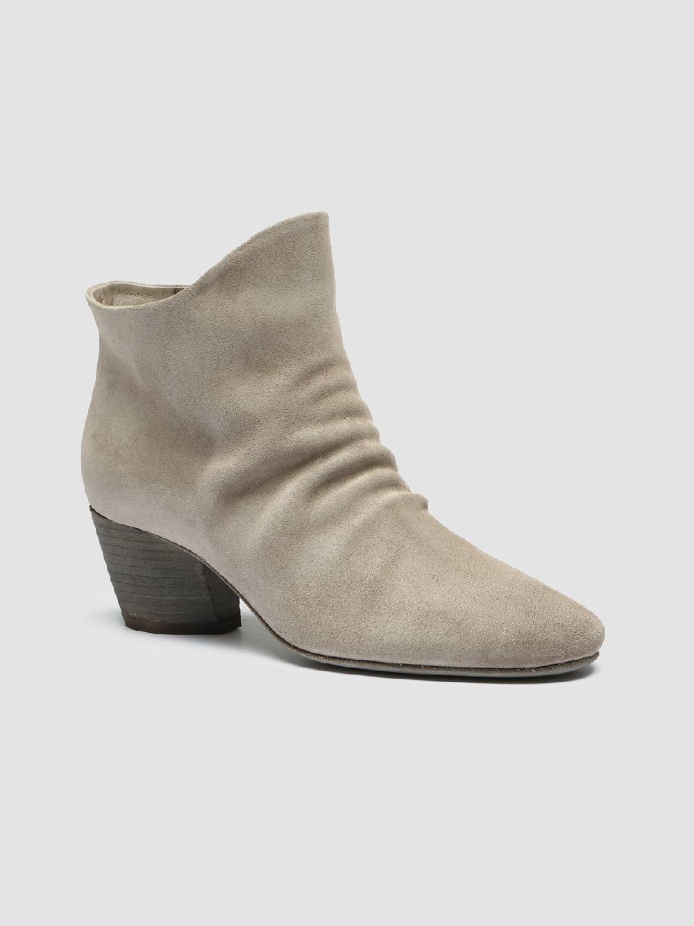 Officine Creative BETH 006 Stivaletti in Pelle Scamosciata Tortora Acquista Ora