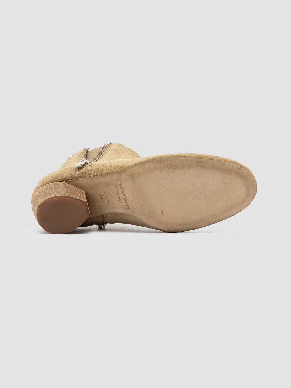 Officine Creative BETH 012 Stivaletti Chelsea in Pelle Scamosciata Marrone Promozione Limitata