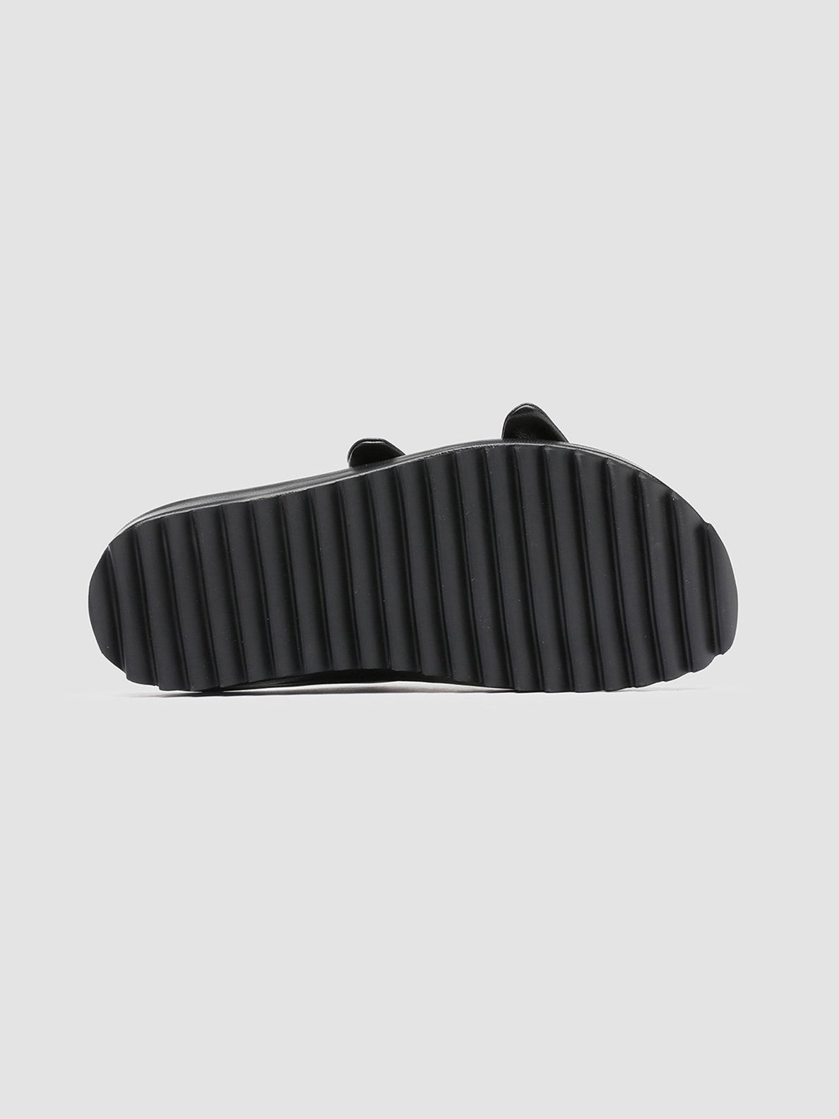 Officine Creative PELAGIE 010 Sandali in Pelle Intrecciata Nera Prezzo Ridotto