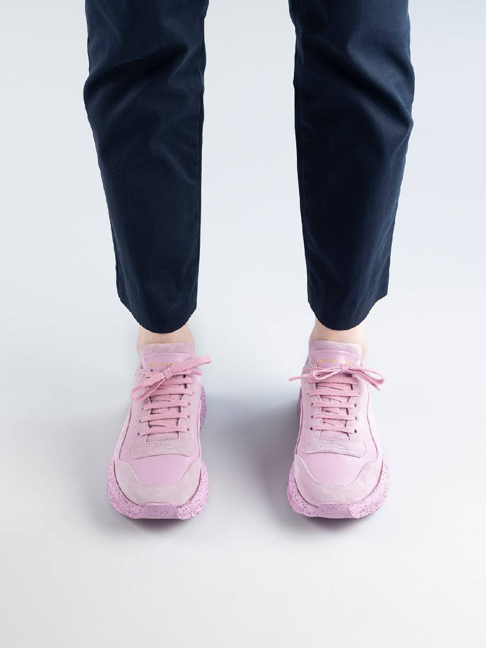 Officine Creative RACE RUBREX 101 Sneakers Basse in Pelle e Camoscio Gialla Convenienza