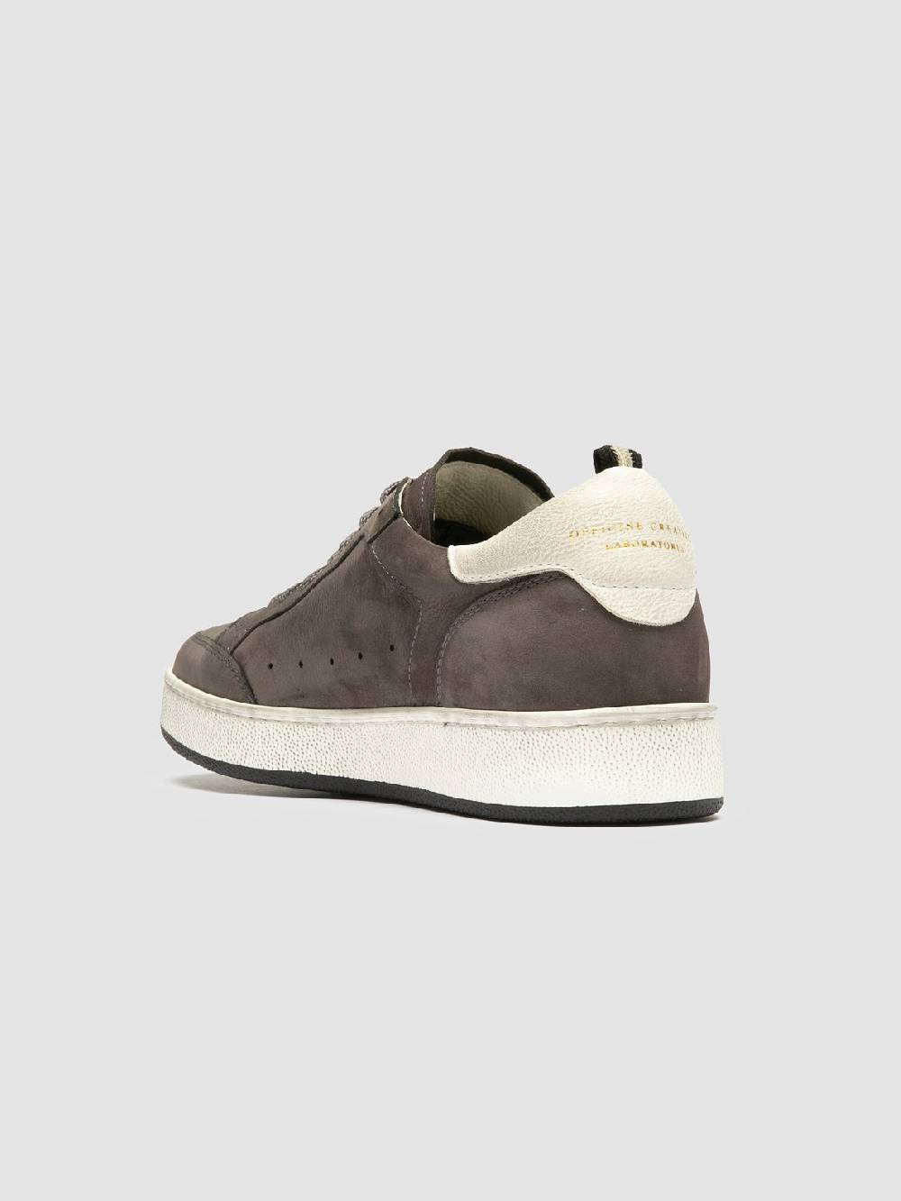 Officine Creative THE ANSWER 102 Sneaker Basse in Nabuk Grigio In Vendita