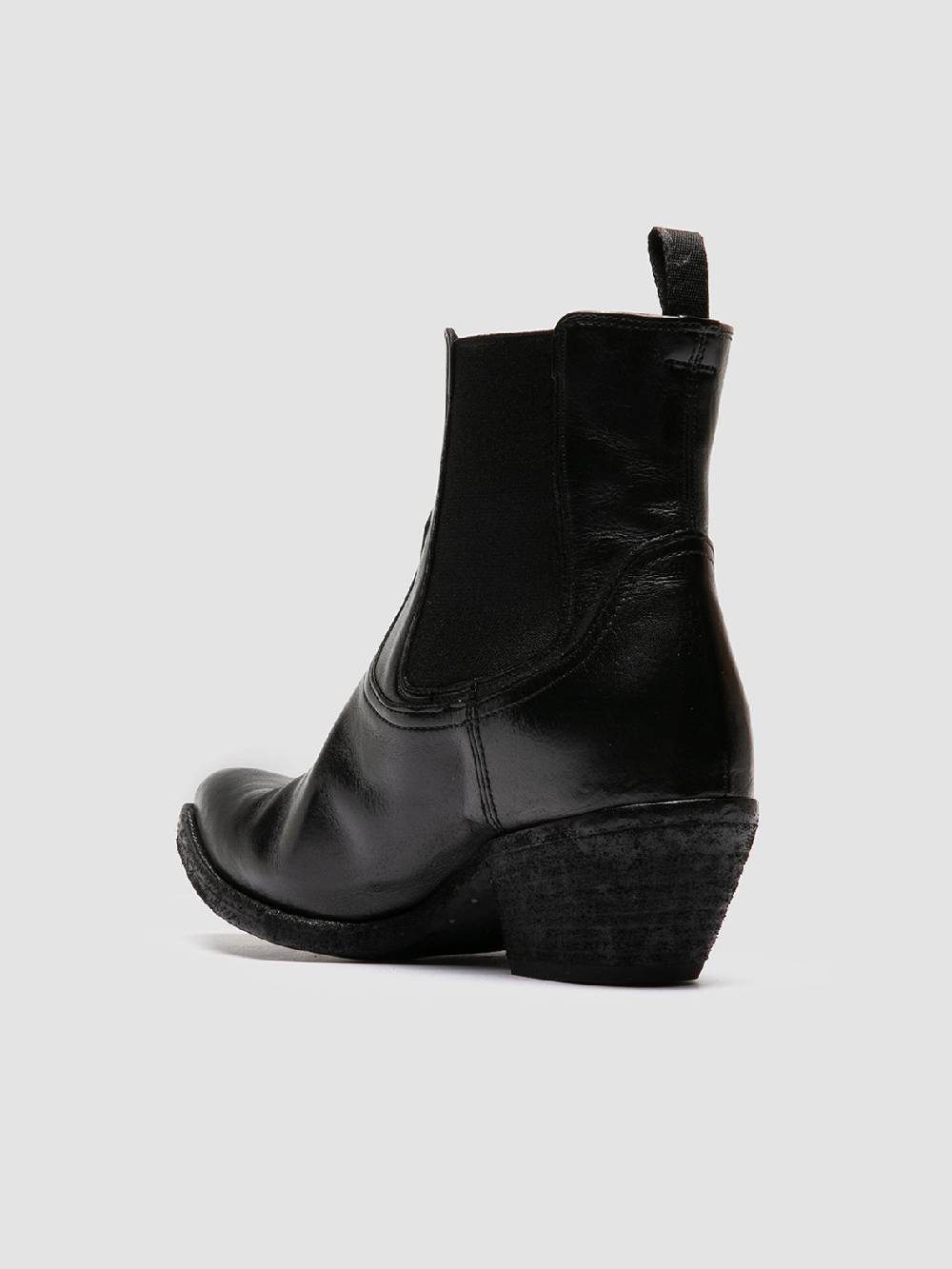 Officine Creative WANDA DD 102 Stivaletti Chelsea in Pelle Nera Hotsell