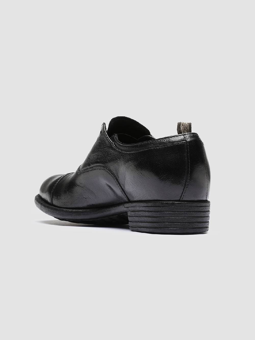Officine Creative CALIXTE 003 Oxford in Pelle Nera Vendite Flash
