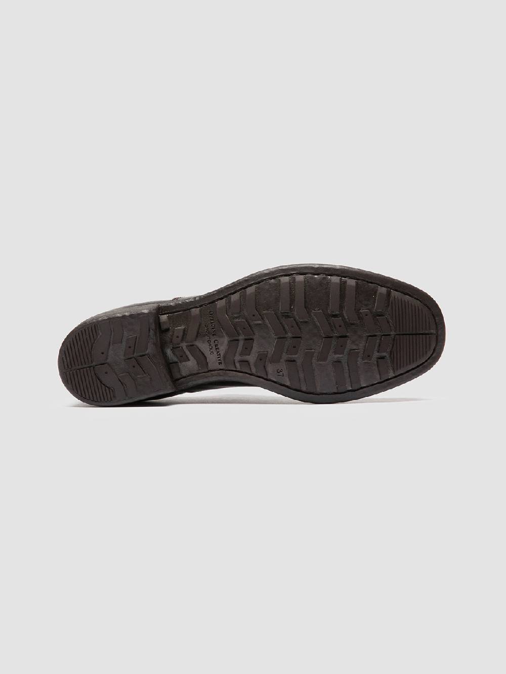 Officine Creative CALIXTE 003 Oxford in Pelle Marrone In Saldo