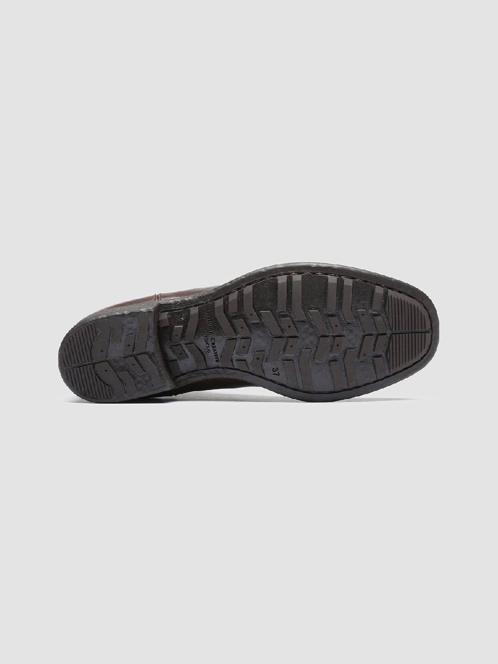 Officine Creative CALIXTE 004 Stivaletti Chelsea in Pelle Marrone Moda
