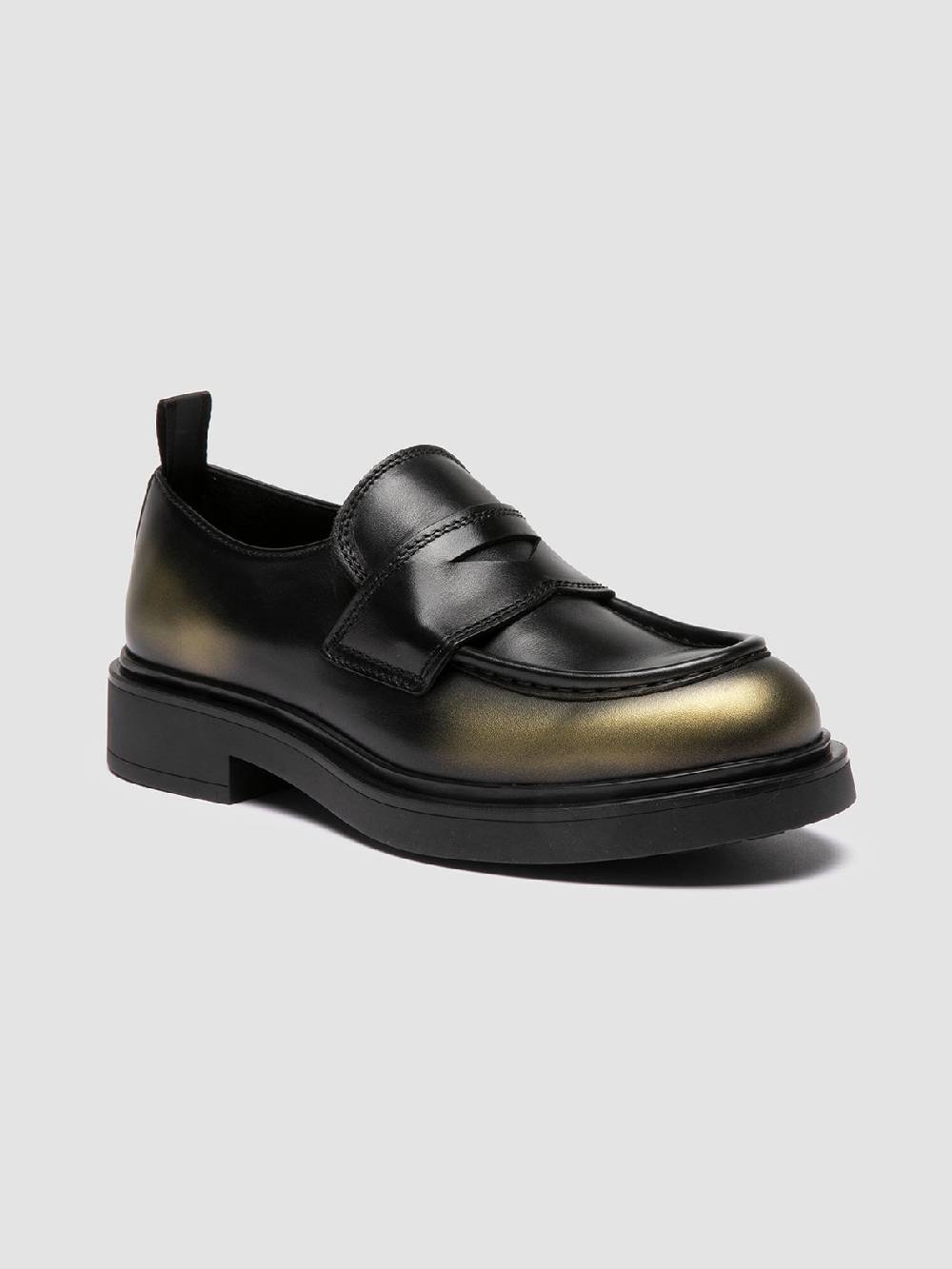 Officine Creative ENGINEER 101 Mocassini Penny in Pelle Metallizzata 2025