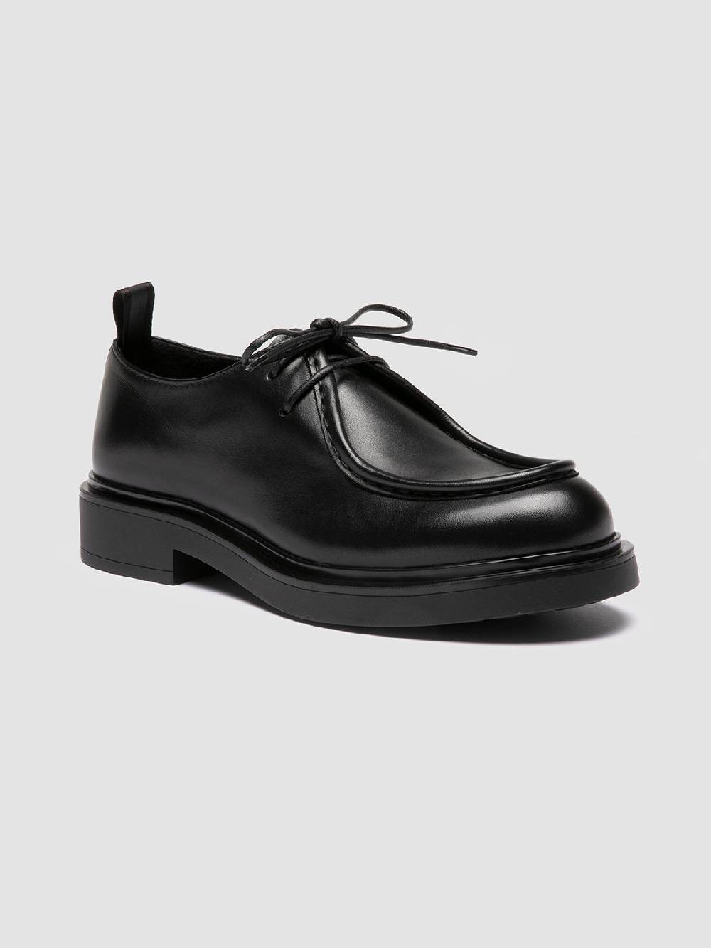 Officine Creative ENGINEER 102 Derby in Pelle Nera In Linea