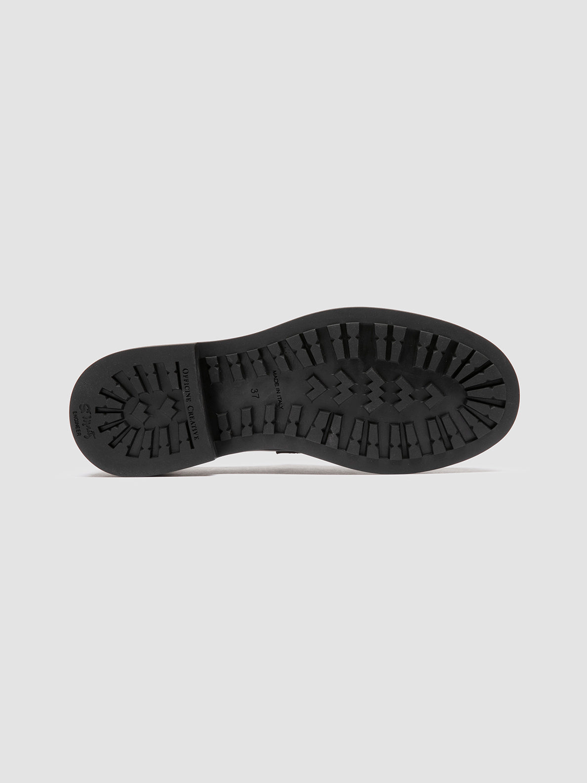 Officine Creative ENGINEER 102 Derby in Pelle Nera In Linea