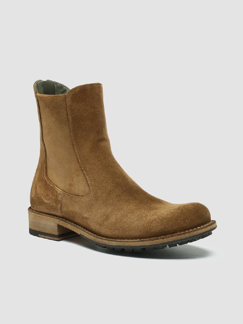 Officine Creative LEGRAND 229 Stivali Zip in Camoscio Marrone Negozi Online