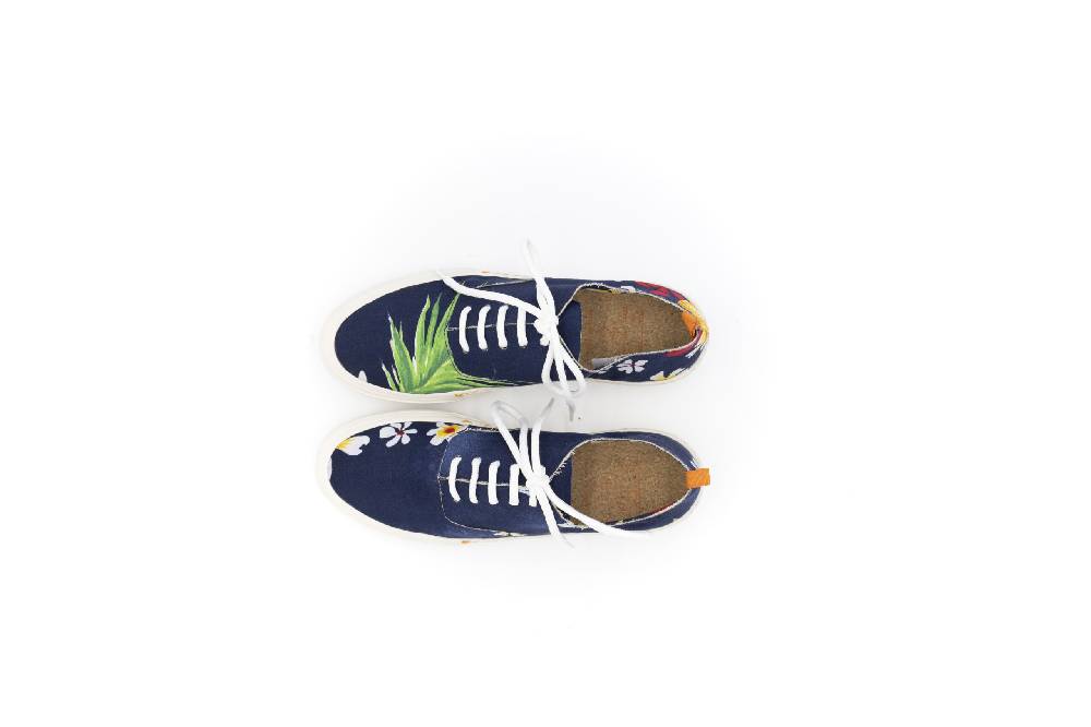 Openclosedshoes ALOHA03 – LEAVES BLUE Vendite Flash