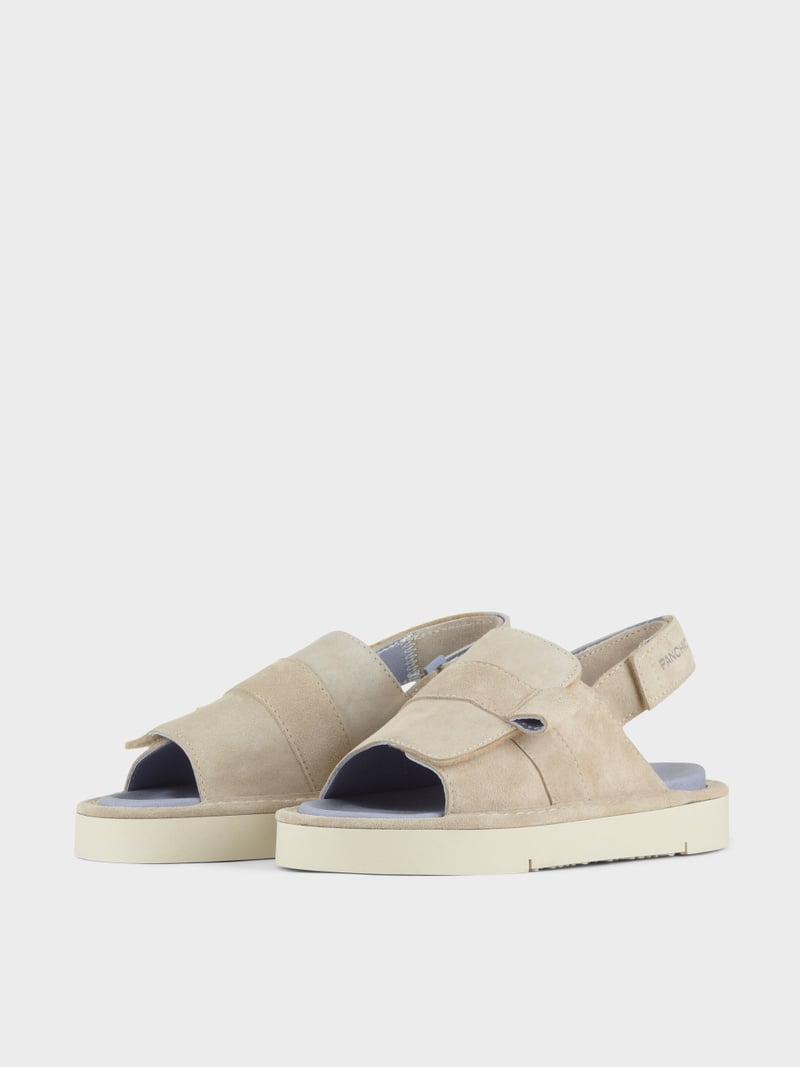 Panchic SANDALO P67 DONNA IN SUEDE E MICROFIBRA NEBBIA Hotsell