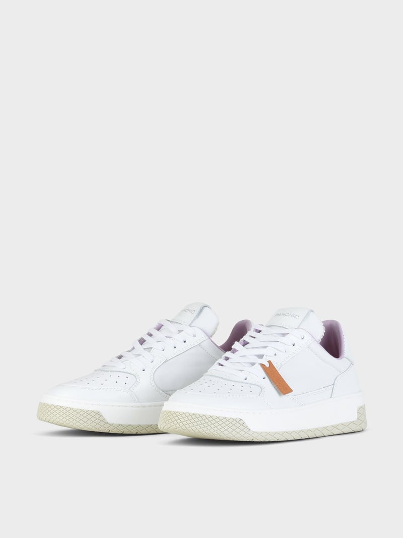 Panchic SNEAKER LOW P02 DONNA IN PELLE BIANCO Nuova