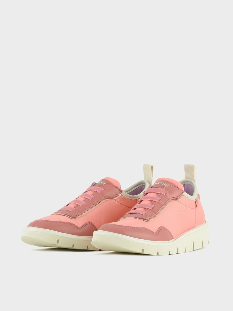 Panchic SLIP ON P05 DONNA IN NYLON E PELLE ROSA 2025