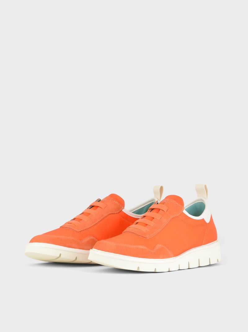 Panchic SLIP ON P05 UOMO IN NYLON E SUEDE ARANCIO Vendita Calda